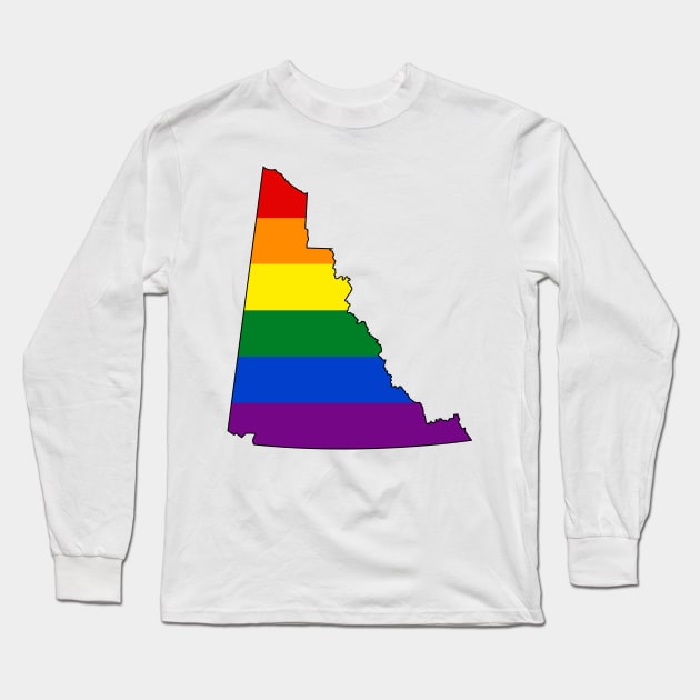 Yukon Pride! Long Sleeve T-Shirt by somekindofguru